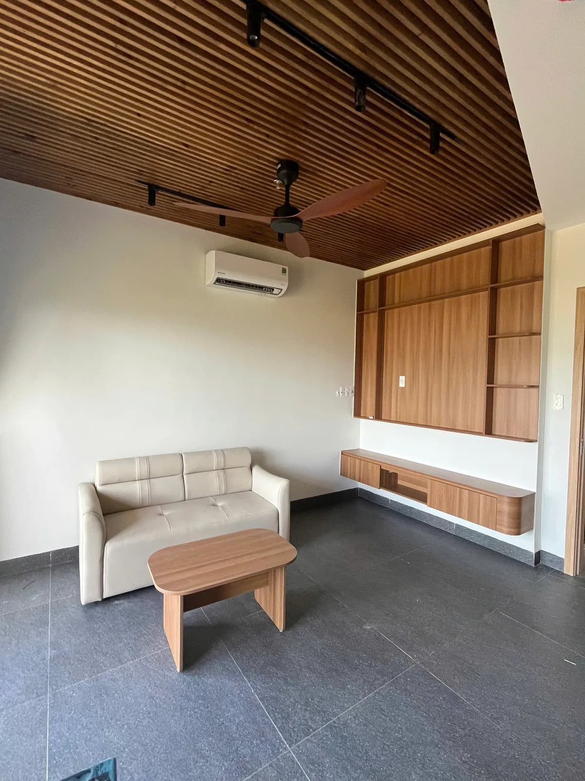 Studio rental apartments — light oak palette — 4