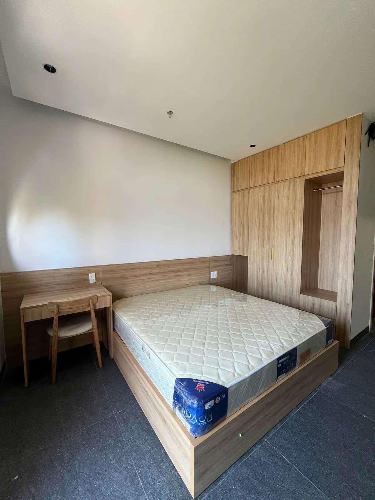 Studio rental apartments — light oak palette — 6